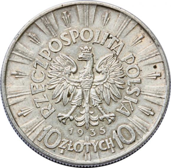 10 złotych 1935 Józef Piłsudski II RP Warszawa (2)