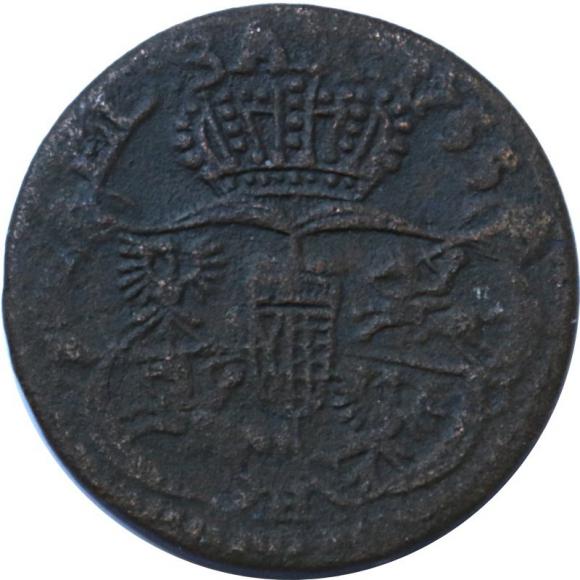 Grosz 1755 August III Gubin (2)