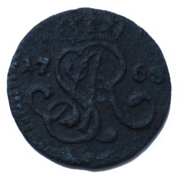 Szeląg 1768 Stanisław August Poniatowski Kraków (2)