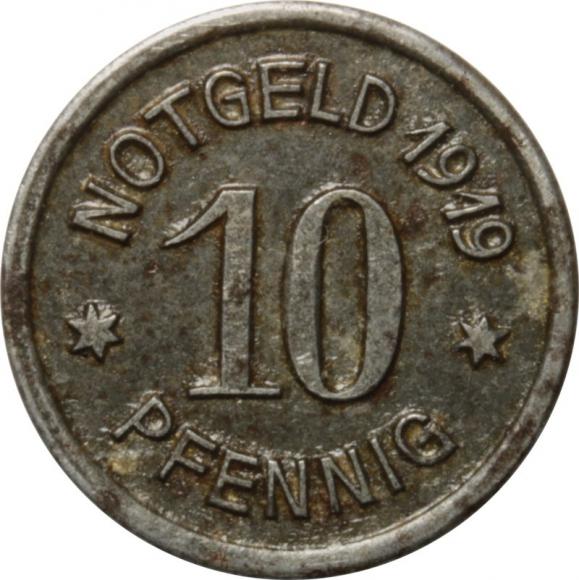10 fenigów 1919 Racibórz / Ratibor (1)