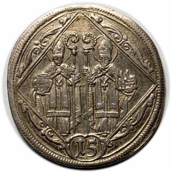 15 krajcarów 1694 Jan Ernst von Thun Salzburg (1)