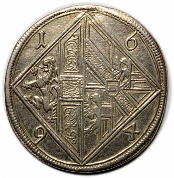 15 krajcarów 1694 Jan Ernst von Thun Salzburg (2)