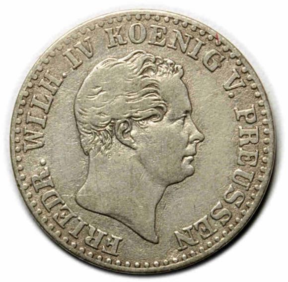 2 1/2 silber groschen 1842 Fryderyk Wilhelm IV Niemcy Berlin (1)