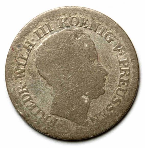 1 grosz srebrny 1824 Fryderyk Wilhelm III Niemcy Berlin (1)