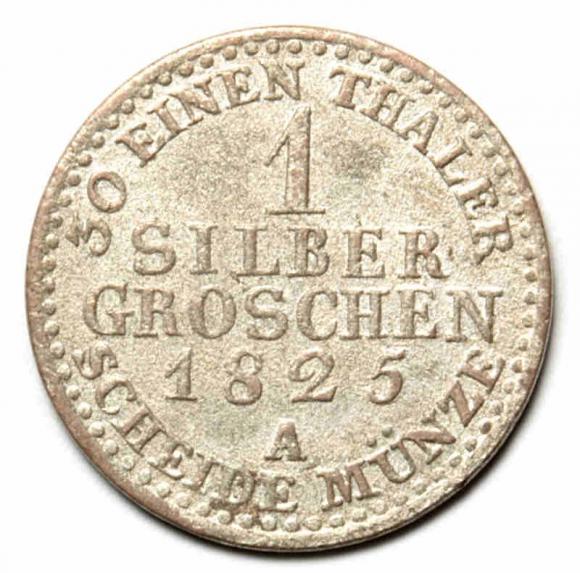 1 grosz srebrny 1825 Fryderyk Wilhelm III Niemcy Berlin (2)