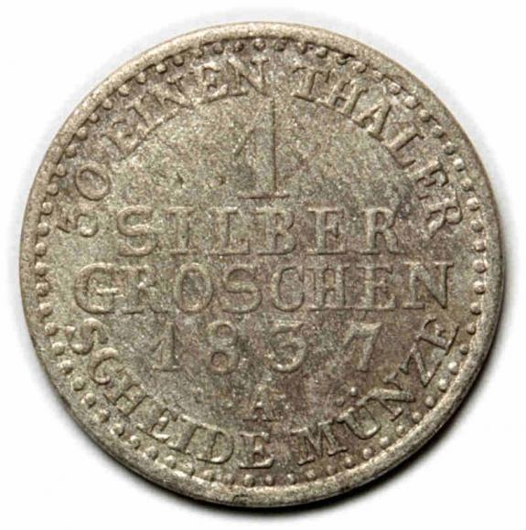 1 silber groschen 1837 Fryderyk Wilhelm III Niemcy Berlin (2)