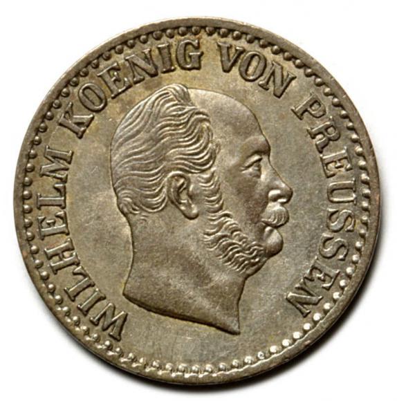 1 silber groschen 1865 Wilhelm I Hohenzollern Niemcy Berlin (1)