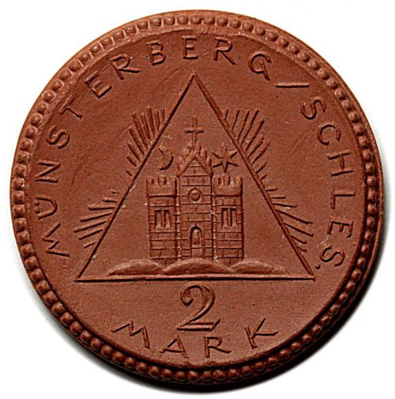 2 marki 1922 Ziębice / Munsterberg (2)