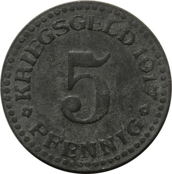 5 fenigów 1917 Cassel