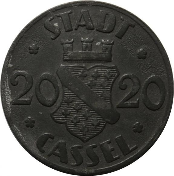 20 fenigów 1920 Cassel