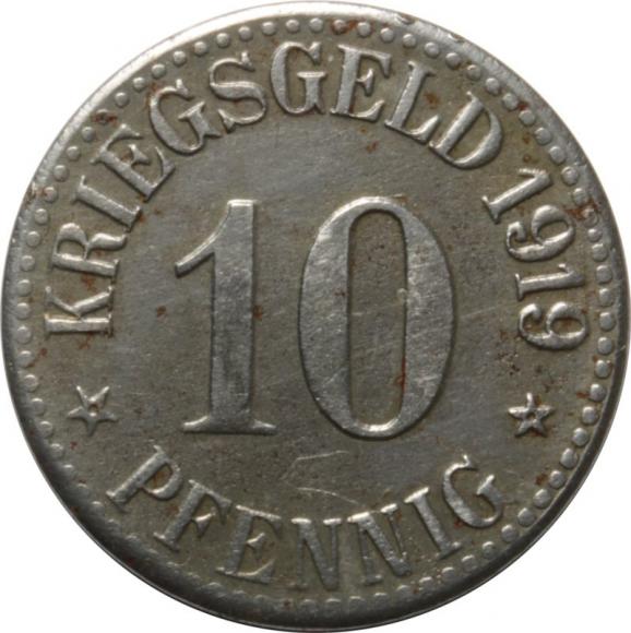 10 fenigów 1919 Cassel