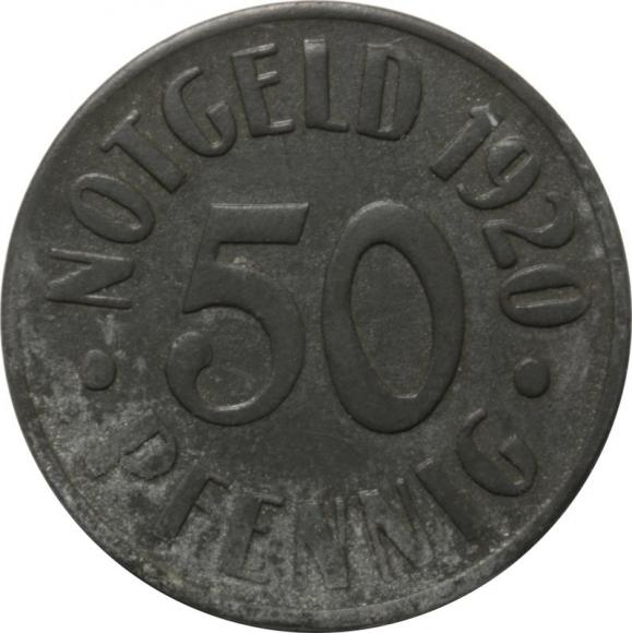 50 fenigów 1920 Cassel (1)