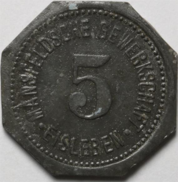 5 fenigów 1918 Eisleben (1)