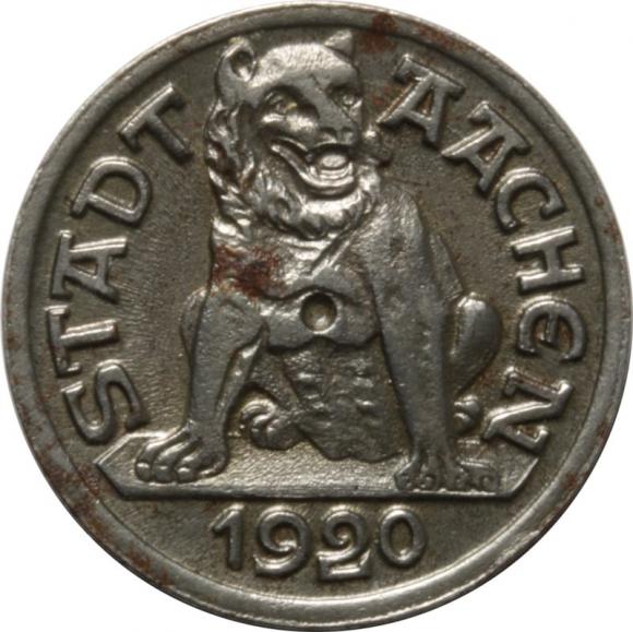 10 fenigów 1920 Aachen (2)
