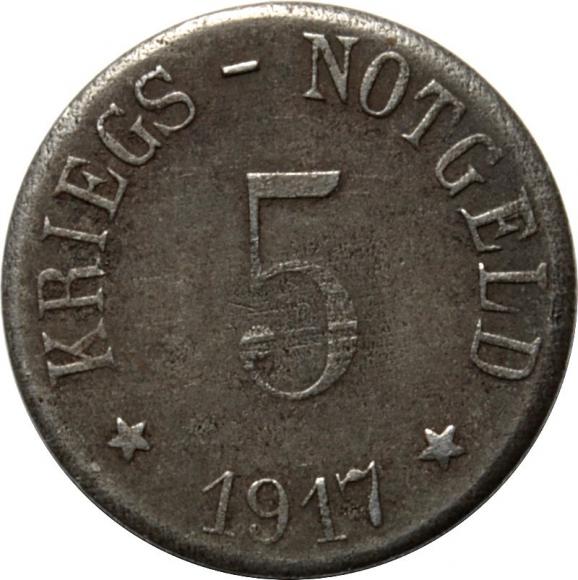 5 fenigów 1917 Arzberg (1)