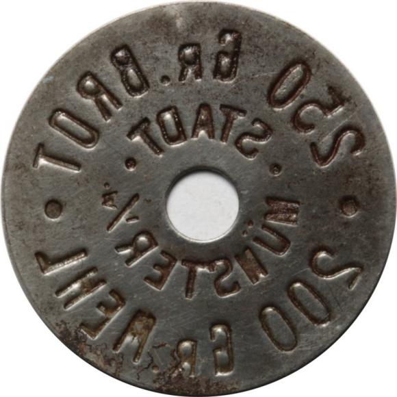 Żeton na chleb i mąkę Munster (2)