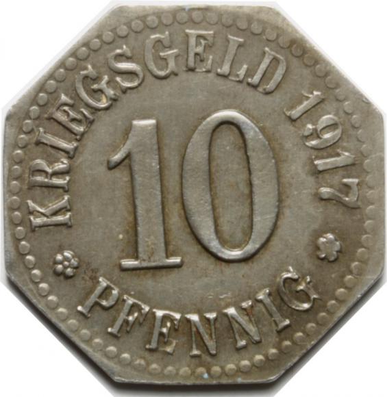 10 fenigów 1917 Wiesbaden (1)