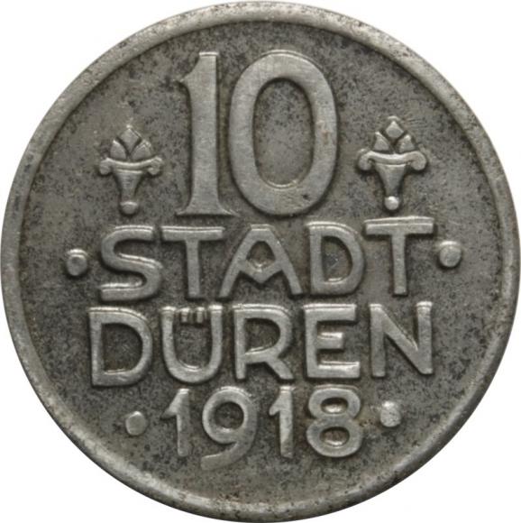 10 fenigów 1918 Duren (1)