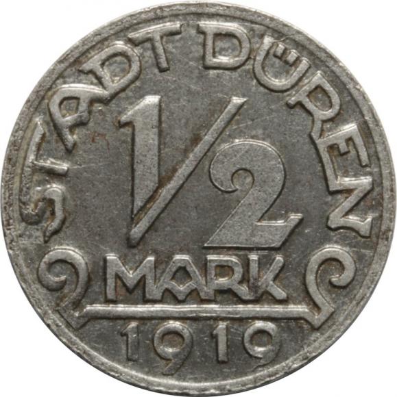 1/2 marki 1919 Duren (1)