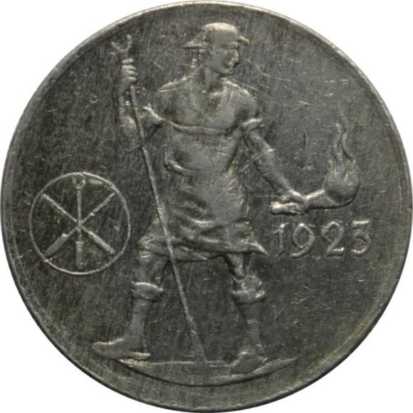 1000000 marek 1923 Zakłady Hutnicze Freiberg (2)