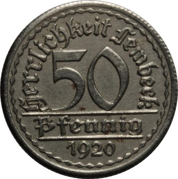 50 fenigów 1920 Lembeck (1)