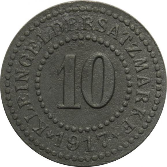 10 fenigów 1917 Iława Deutsch - Eylau