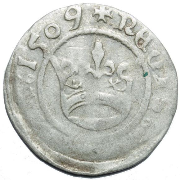Półgrosz 1509 Zygmunt I Stary Kraków (1)