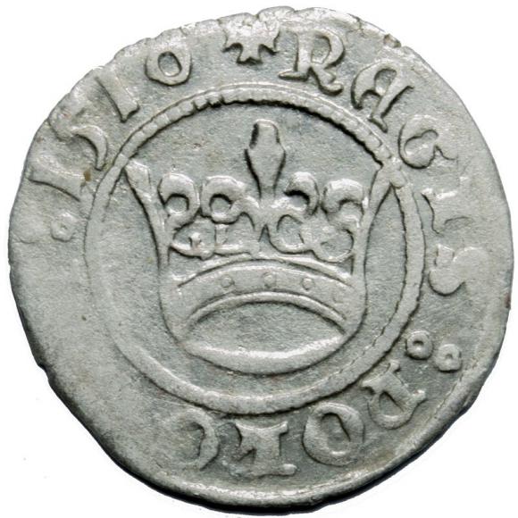 Półgrosz 1510 Zygmunt I Stary Kraków (1)