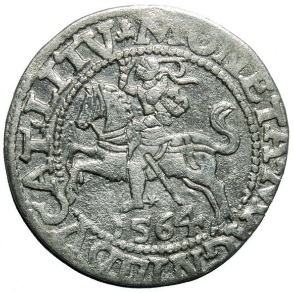 Półgrosz 1564 Zygmunt II August Wilno (1)