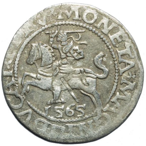 Półgrosz 1565 Zygmunt II August Wilno (1)