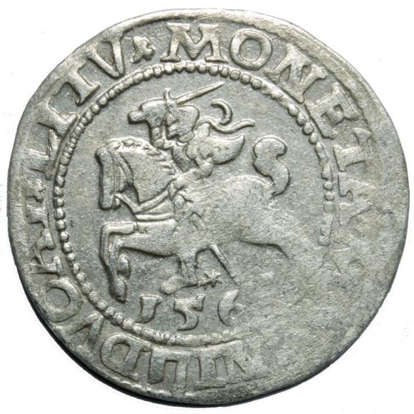 Półgrosz 1563 Zygmunt II August Wilno (1)