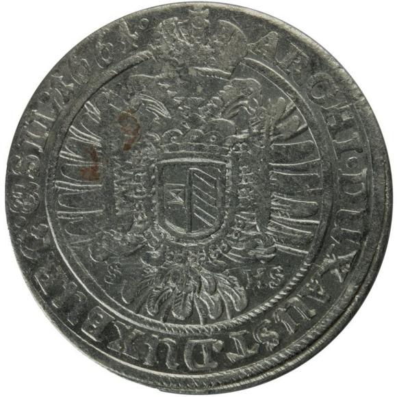 15 krajcarów 1664 Leopold I Habsburg Wrocław (2)