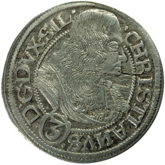 3 krajcary 1668 Jan Chrystian Księstwo Brzesko - Legnicko - Wołowskie Brzeg (1)