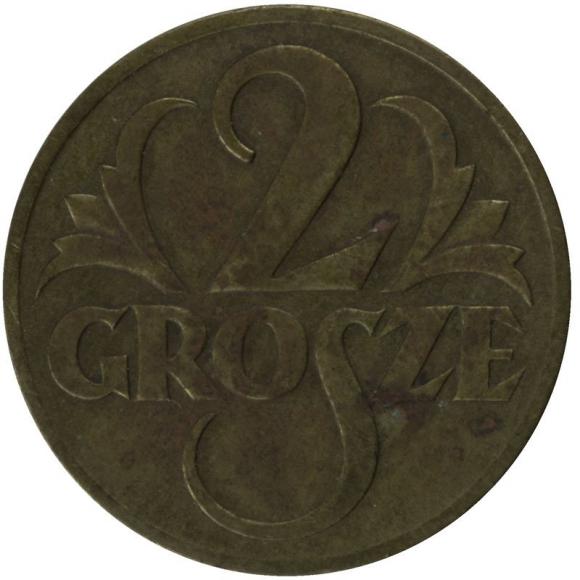 2 grosze 1923 II RP Warszawa (1)