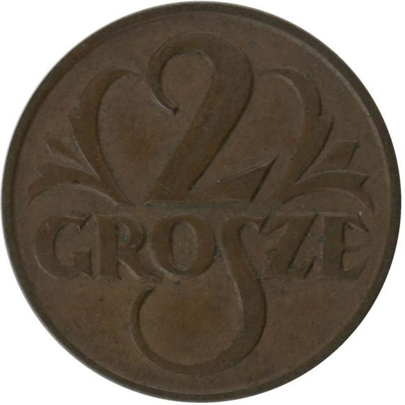 2 grosze 1925 II RP Warszawa