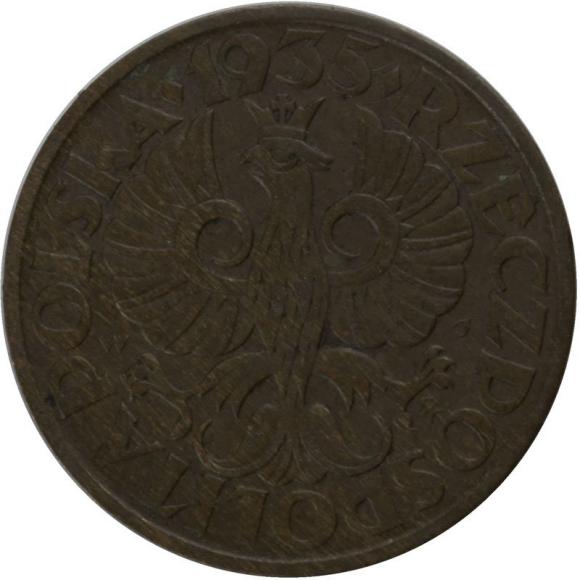 2 grosze 1935 II RP Warszawa (2)