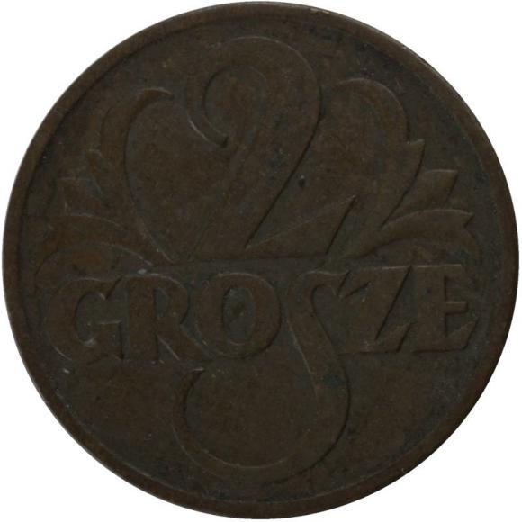 2 grosze 1938 II RP Warszawa (2)