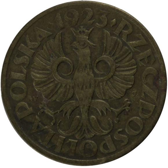 5 groszy 1923 II RP Warszawa (2)