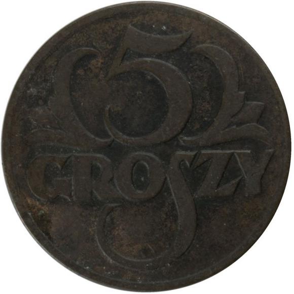 5 groszy 1925 II RP Warszawa (1)