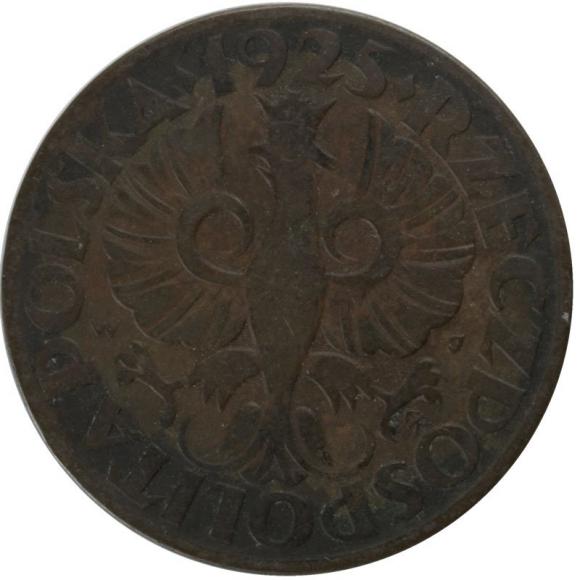 5 groszy 1925 II RP Warszawa (2)