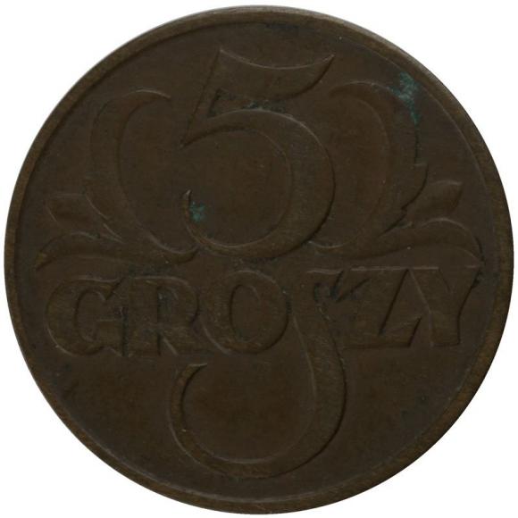 5 groszy 1931 II RP Warszawa (1)