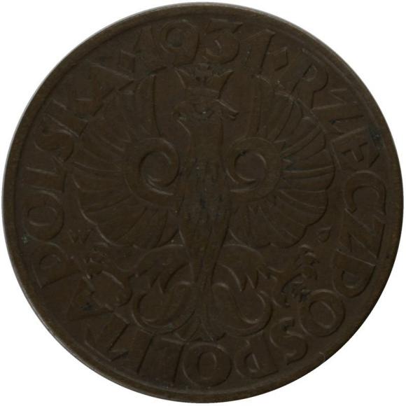 5 groszy 1931 II RP Warszawa (2)