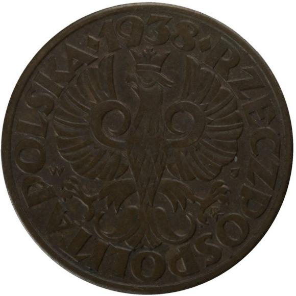 5 groszy 1938 II RP Warszawa (2)