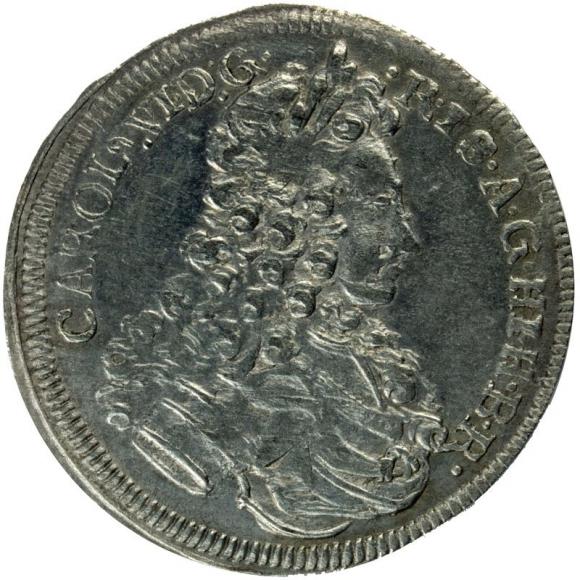 3 krajcary 1716 Karol VI Habsburg Wrocław (1)