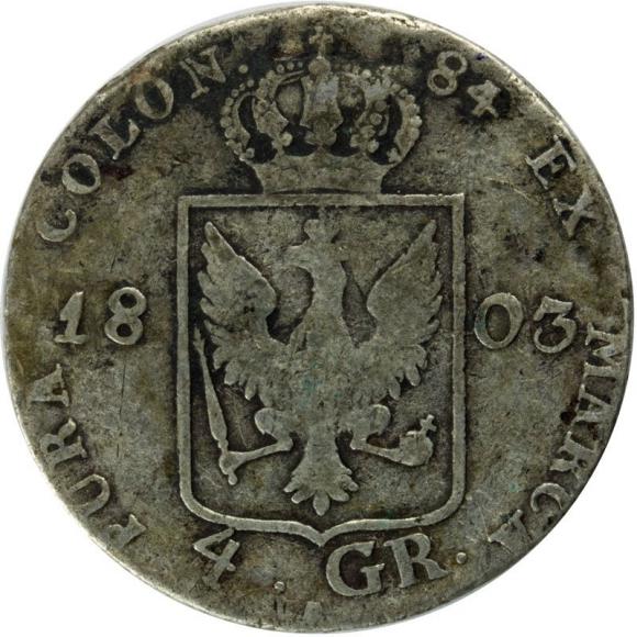 4 grosze 1803 Fryderyk Wilhelm III Prusy Berlin (2)
