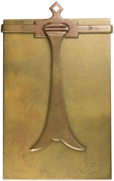 Plakieta Ignacy Paderewski 1926 (2)