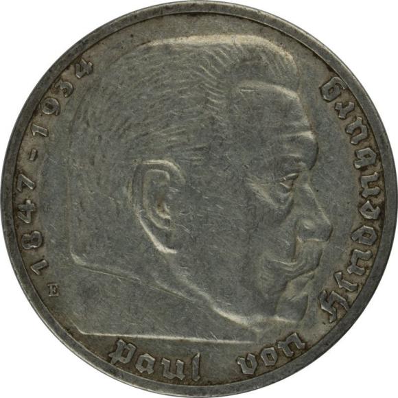 5 marek 1936 E Paul von Hindenburg Niemcy Muldenhutten (1)