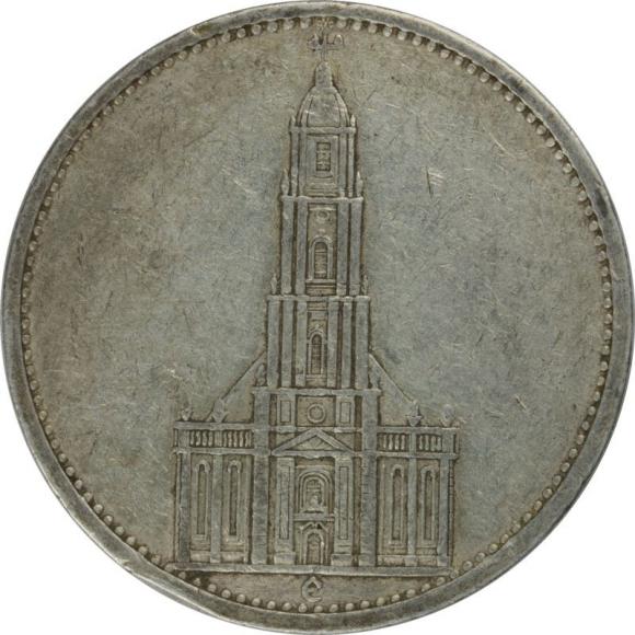 5 marek 1934 E Kościół w Poczdamie Niemcy Muldenhutten (1)