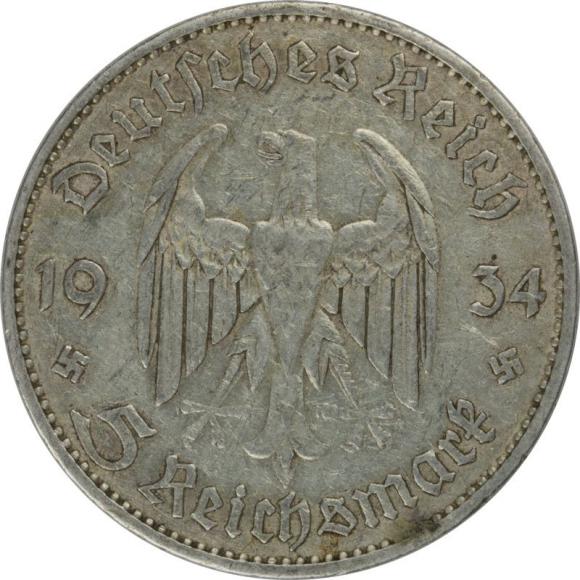 5 marek 1934 E Kościół w Poczdamie Niemcy Muldenhutten (2)