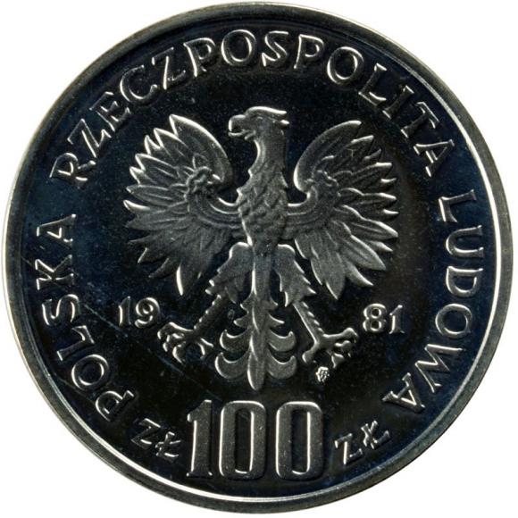 100 zł Pułaski 1976 Sikorski 1981 próby LOT (2)